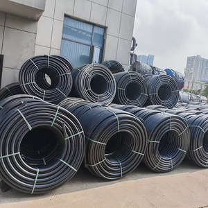 Ống dẫn nước nhỏ giọt nông nghiệp giá rẻ, nhà máy sản xuất ống <span class=keywords><strong>PE</strong></span> đục lỗ, ống HDPE giá rẻ DN20mm-63mm - Product Image 1