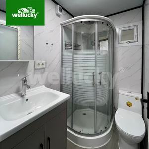 Maison conteneur extensible préfabriquée modulaire mobile avec panneau sandwich EPS pour bureau de chantier et hébergement - Product Image 2