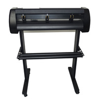 Plotter de Corte de Vinilo AIBA KI720 de 720 mm con Soporte de Aluminio, Control por Aplicación, Pantalla LED y Software ARTCUT CD para Pegatinas, Camisetas y Sublimación