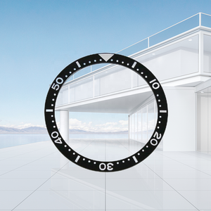 Viền gốm 38mm 316.mm SKX007 mới được thiết kế hoàn toàn bằng màu đen dành cho đồng hồ - Product Image 3