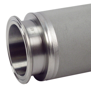 TOPEP fournit un nouvel élément filtrant en titane fritté personnalisé de 0,22 µm et 0,45 µm, 63x80x350, pour la filtration des liquides. - Product Image 2