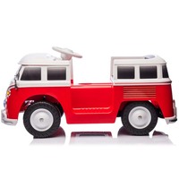 Voiture jouet électrique en plastique sous licence pour bus, alimentée par batterie, pour enfants de 2 à 4 ans