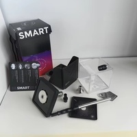Original Alpha Smart EXZO Hookah Acryl-Würfel Edelstahl Tragbare Shisha für Shop Lounge Möbel Bar Restaurant Café