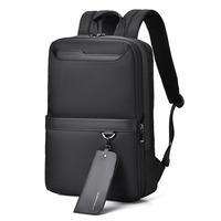 Sac à dos professionnel extensible et étanche pour ordinateur portable 15,6 pouces, 10 cm, élégant, avec sangle de bagage, durable pour le travail et les voyages