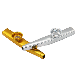 Kazoo in Metallo per Bambini, Mini Strumento Musicale a Percussione Classico, Kazoo Professionale in Alluminio per Bambini e Adulti - Product Image 2