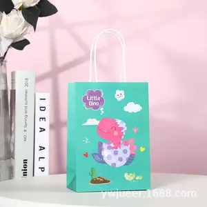 Bolsa de papel Kraft marrón o blanco para perros calientes con estampado personalizado de grado alimenticio