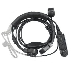 Écouteur radio bidirectionnel EARPHONIC avec micro et tube acoustique, prise GP-328 pour employé de réception - Product Image 1