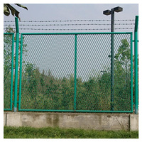 Filet de clôture en alliage résistant à la corrosion, filet de clôture en acier inoxydable, filet de clôture galvanisé, adapté aux stades et à la protection des voies ferrées