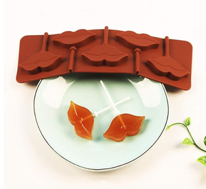 Molde de piruleta sin BPA, molde de silicona para Chocolate, molde para hornear, antiadherente para 6 magdalenas de tamaño completo - Product Image 5