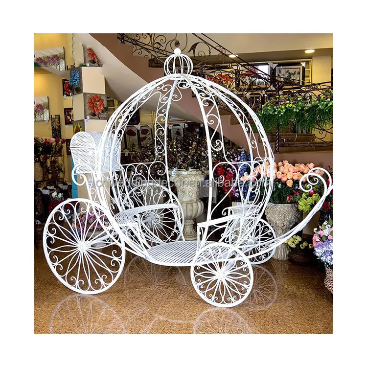 Chariots de cheval de citrouille mariage cendrillon chariot royal pour princesse