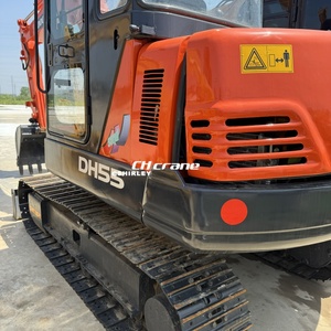 Miniexcavadora Doosan dh55 usada en funcionamiento dh55 DH60 DH70 DH75 DX55 miniexcavadora doosan55 con hoja de topadora 6 toneladas lista para enviar - Product Image 3