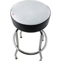 Tabouret de bar pivotant chromé durable pour garage et atelier