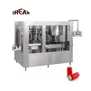 Máquina de llenado de latas automática, equipo de llenado de latas de aluminio, fácil de abrir