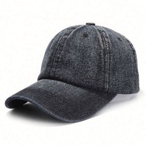 Custom Embroidery Summer Women <b>Men</b> <b>Sun</b> Fade Denim Trucker Dad <b>Hat</b> Soft Crown Curve Bill Baseball Sport Cap - Product Image 3