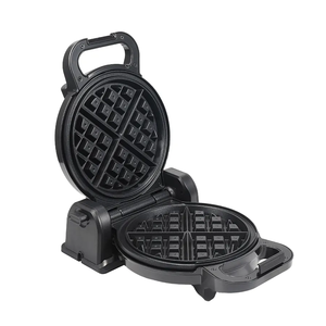 Thép không gỉ Vòng lật <span class=keywords><strong>Belgian</strong></span> <span class=keywords><strong>Waffle</strong></span> <span class=keywords><strong>maker</strong></span> với có thể tháo rời nhỏ giọt khay, 180 ° lật, nhiệt độ có thể điều chỉnh, 4/8 <span class=keywords><strong>Belgian</strong></span> Bánh quế - Product Image 4