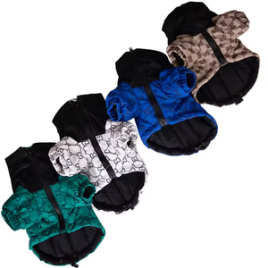 Pet Coat Hersteller maßge schneiderte Mode Luxusmarke Hunde kleidung Dick Warm t Große Hunde jacken Herbst Winterkleid ung für Hund - Product Image 2