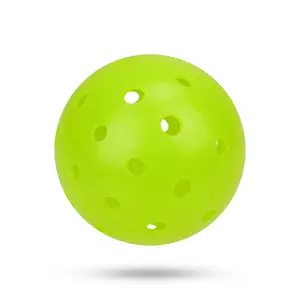 Balles de pickleball approuvées Usapa 40 trous balles de pickleball extérieures haute élasticité et balles de pickleball jaunes durables