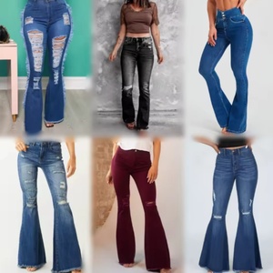 Jeans de Mezclilla de Algodón al por Mayor para Hombre y Mujer, Lote Mixto de Alta Calidad con Estilos Baggy y Cargo - Product Image 2