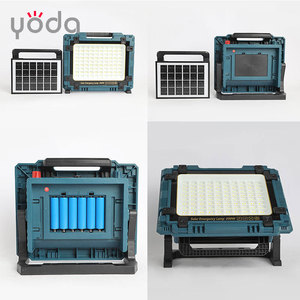 Pin có thể tháo rời bảng điều khiển năng lượng mặt trời có thể sạc lại di động thêm sáng Dimmable dẫn đèn pha làm việc - Product Image 6