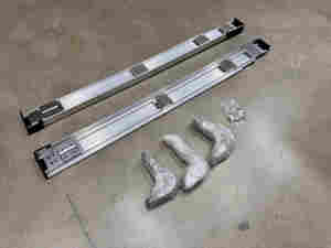 YBJ voiture accessoires ABS Nerf Bar Protection marchepieds <span class=keywords><strong>marchepied</strong></span> pour Toyota Land Cruiser FJ78 FJ76 FJ79 LC79 <span class=keywords><strong>marchepied</strong></span> latéral - Product Image 2