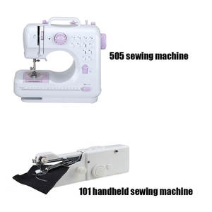 पोर्टेबल इलेक्ट्रिक सिलाई मशीन 12 टांके छोटे डबल थ्रेड मल्टी-फंक्शन मिनी सिलाई मशीन - Product Image 2