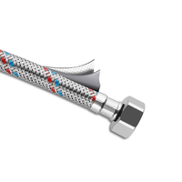 60/50/40/30cm tuyau mélangeur Flexible robinet froid tuyau d'alimentation en eau tuyaux pour cuisine/chauffe-eau robinet pièces de rechange