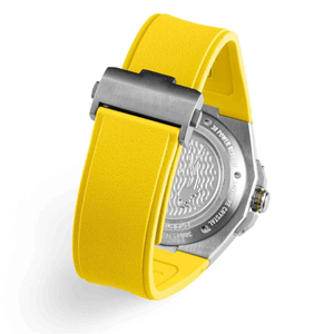 Relojes Deportivos de Lujo para Hombre con Logotipo Personalizado, Bisel de Fibra de Carbono de 43 mm, Sellita SW200-1, Mecánicos Automáticos, Correa de Silicona Azul - Product Image 4