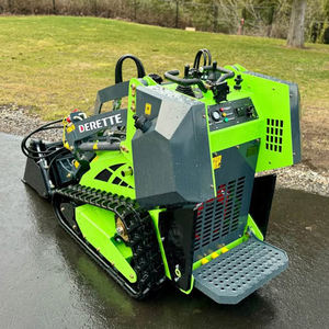 Derette DRT450 Mini Skid Steer <span class=keywords><strong>Loader</strong></span> compatto pista Skid <span class=keywords><strong>Loader</strong></span> Stand sul <span class=keywords><strong>Front</strong></span> End <span class=keywords><strong>Loader</strong></span> - Product Image 2