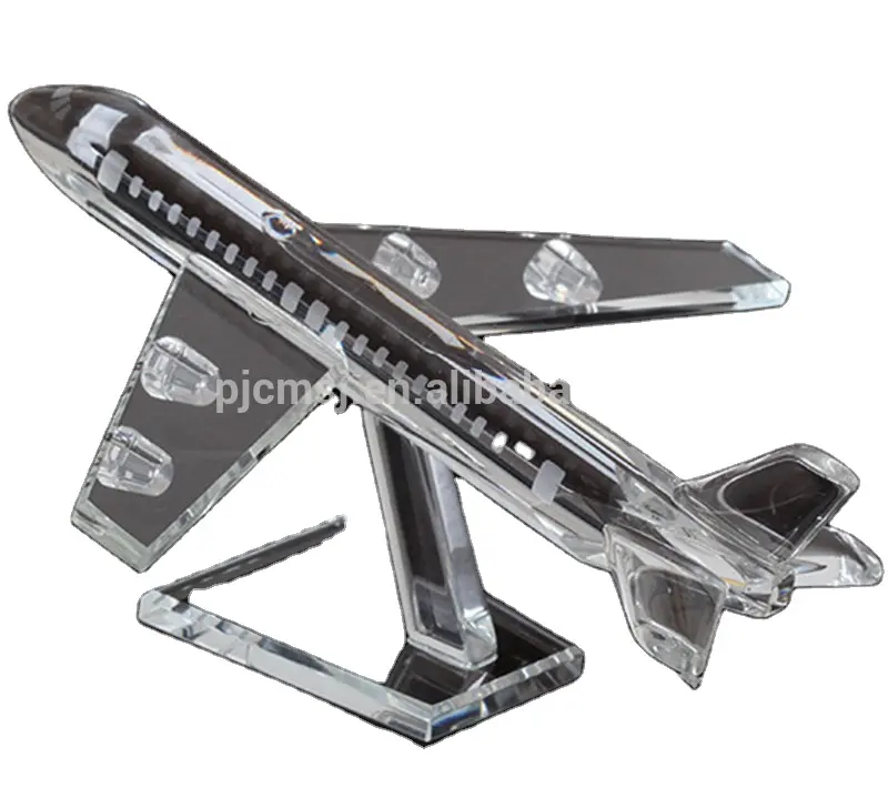 Factory manufacture various crystal/glass airplane
