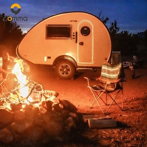 Remolque de Camping Pequeño <span class=keywords><strong>para</strong></span> <span class=keywords><strong>3</strong></span> <span class=keywords><strong>Personas</strong></span>, Casa Rodante Tipo Lágrima, Caravana Europea con Baño Portátil - Product Image 6