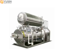 Machine de stérilisateur d'autoclave de cornue de pasteurisateur de lot de boisson de bière pour des canettes de bouteilles
