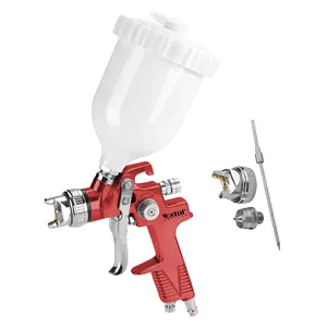 8865052 EXTOL Air Tools Paint Hvlp Gravity Feed Spray Gun Air Spray Gun With Paint Volume And Airflow Regulator