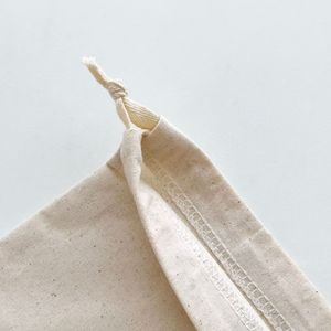 Sacs à dos promotionnels personnalisés en toile de coton bio <span class=keywords><strong>Aite</strong></span> avec cordon de serrage, tailles 9x10, 10x15, 15x20, 40x50, avec impression - Product Image 4