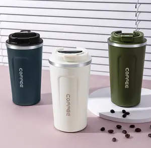 Preço do fornecedor Reutilizável Parede Dupla Aço Inoxidável Copos De Água Tea Coffee Travel Mug Cup Com Tampa