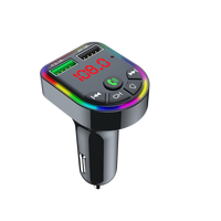 F5 Pemutar Mp3 Harga Terjangkau Bluetooth 5.0 Transmitter FM Mobil Dengan Charger Mobil 3.1A
