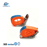 Sangle d'arrimage à cliquet sans fin en acier inoxydable 1 pouce 800 kg pour la fixation de cargaison de moto
