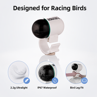 Rastreador GPS para carreras de loros y palomas, anillo con chip de PVC, ubicación en tiempo real, función de llamada Bluetooth, mapas Baidu, resistente al agua IP67, Android