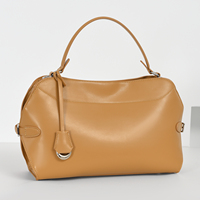 Sac à main en cuir PU souple de créateur, sac fourre-tout professionnel pour femmes avec boucles latérales réglables