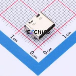 TYPE-C6071C-511-L735 USB Connector SMD Connector Type-C Female Horizontal Mount 16P - Product Image 1