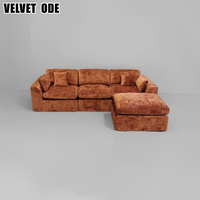 Nouvel Arrivage Canapé Cloud, Fauteuil Compressé, Ensemble de Canapés en L, Mobilier Sectionnel Moderne de Luxe à Assise Profonde et Confortable pour Salon