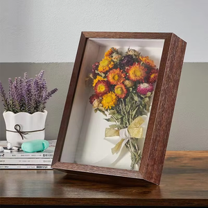 Personalizzabile 3cm 5cm struttura in legno cavo fatta a mano fai da te immagine di fiori secchi <span class=keywords><strong>con</strong></span> insetto profondo fiore essiccato profondo cornice per <span class=keywords><strong>foto</strong></span> - Product Image 6