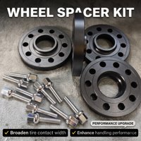 Entretoises de roue en aluminium forgé 7075-T6 OEM ODM, adaptateurs 12-20 mm PCD 5x112 CB 66,5 mm, compatibles avec les moyeux de roue Mercedes Benz Audi BMW