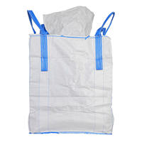 Sacs Jumbo en PP sur Mesure/avec Logo, 4 Boucles de Levage, Imperméables, Résistants aux UV, pour Céréales, en Plastique Tissé Plat, Populaires, Vente Chaude