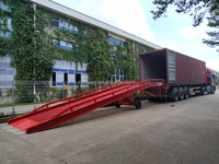 Rampe de chargement de camion à faible coût, niveleur de quai de conteneur portable
