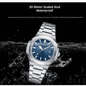 Bracelet de montre élégant en quartz de style mode, bracelet de remplacement étanche pour montres mécaniques et à quartz pour hommes et femmes - Product Image 4