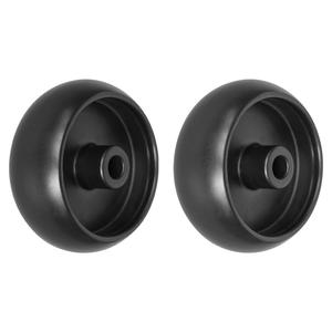 Roues auxiliaires en plastique pour tondeuse à gazon, 72-119, lot de 2, noires - Product Image 2