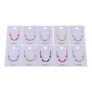 Stainless Steel Beaded <b>Bracelet</b> <b>Set</b> 12pcs Handmade Fashion Jewelry Unisex Gift Trendy Style - Product Image 2