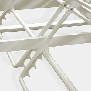 <span class=keywords><strong>Lettini</strong></span> Prendisole <span class=keywords><strong>per</strong></span> Hotel e Piscina, Doppio Lettino da <span class=keywords><strong>Spiaggia</strong></span> in Alluminio con Letto Estraibile, Arredo <span class=keywords><strong>per</strong></span> Esterni - Product Image 4