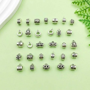 Antique Silver Alloy Mixed Shape <b>Beads</b> For Bracelet Making DIY Jewelry Accessories Zinc Alloy Plated 2024 Winter Collection - Product Image 1