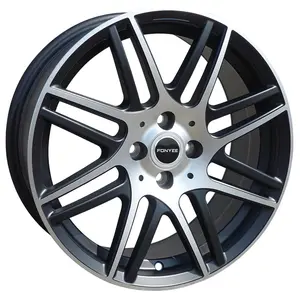 Alloy wheels f611638 16inch 17inch 4x100 x100 3x112 cb57.1 60.1 car rims FONYEE for auto guangzhou fonyee fonyee alloy f611638 x100 3x112 3 years
